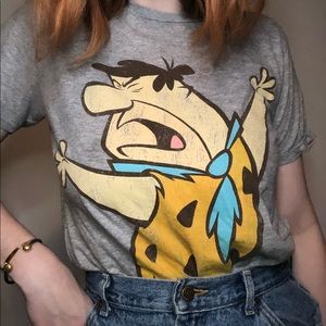 Fred Flintstone Hanna Barbera Tee